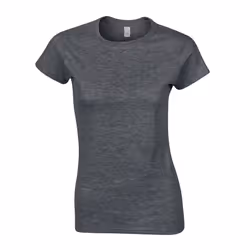 Gildan Womens/Ladies Softstyle Ringspun Cotton T-Shirt - XL, Dark Heather