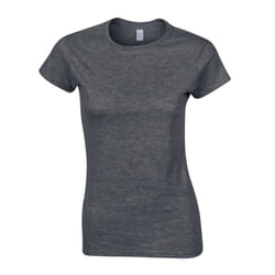 Gildan Womens/Ladies Softstyle Ringspun Cotton T-Shirt - XL, Dark Heather