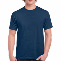 Gildan Unisex Adult Heather T-Shirt - M, Heather Navy