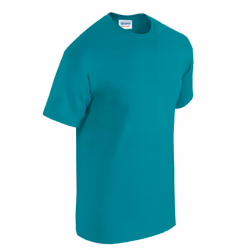 Gildan Mens Heavy Cotton T-Shirt - S, Antique Jade Dome