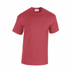 Gildan Mens Heavy Cotton T-Shirt - L, Antique Cherry Red