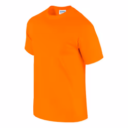 Gildan Unisex Adult Ultra Cotton T-Shirt - S, Safety Orange