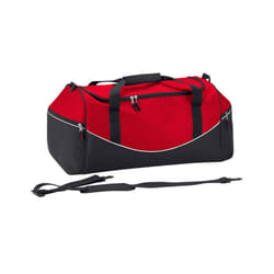 Quadra Teamwear Holdall - One Size, Classic Red/Black/White