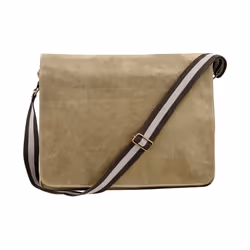 Quadra Vintage Canvas Messenger Bag - One Size, Sahara