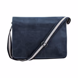 Quadra Vintage Canvas Messenger Bag - One Size, Vintage Oxford Navy