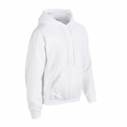 Gildan Mens Heavy Blend Hoodie - L, White