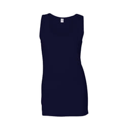 Gildan Womens/Ladies Softstyle Tank Top - L, Navy