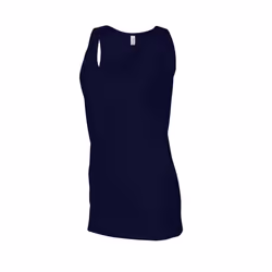 Gildan Womens/Ladies Softstyle Tank Top - L, Navy