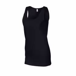 Gildan Womens/Ladies Softstyle Tank Top - L, Black