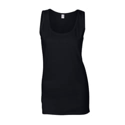 Gildan Womens/Ladies Softstyle Tank Top - S, Black