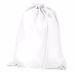 Quadra Drawstring Bag - One Size, White