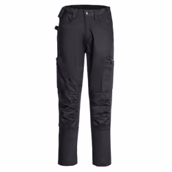 Portwest Unisex Adult Stretch Work Trousers - 30R, Black