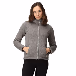 Regatta Womens/Ladies Razia II Full Zip Fleece Jacket - 20 UK, Storm Grey/Light Vanilla