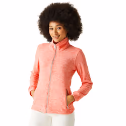 Regatta Womens/Ladies Azaelia Marl Full Zip Fleece Jacket - 20 UK, Shell Pink