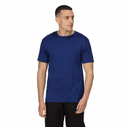 Regatta Mens Pro Reflective Moisture Wicking T-Shirt - M, New Royal