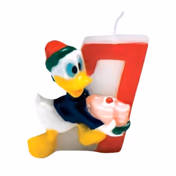Disney Number 7 Donald Duck Birthday Candle