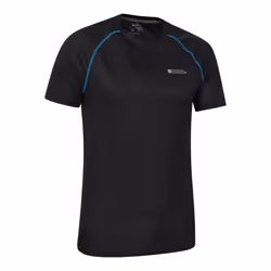 Mountain Warehouse Mens Aero II Short-Sleeved T-Shirt - 4XL, Black