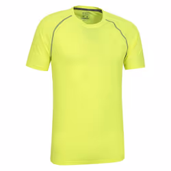 Mountain Warehouse Mens Aero II Short-Sleeved T-Shirt - XL, Bright Yellow