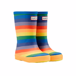 Hunter Childrens/Kids Original First Classic Rainbow Wellington Boots - 11 UK Child, Multicoloured