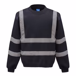 Yoko Unisex Adult Hi-Vis Sweatshirt - S, Navy