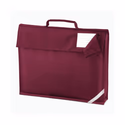 Quadra Reflective Tape Book Bag - One Size, Burgundy