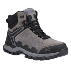 Hi-Tec Mens V-Lite Explorer Suede V-Lite Waterproof Hiking Boots - 12 UK, Charcoal/Grey/Dark Blue