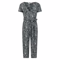 Mountain Warehouse Womens/Ladies Santorini Floral Wrap Jumpsuit - 14 UK, Khaki Green