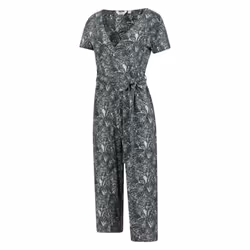 Mountain Warehouse Womens/Ladies Santorini Floral Wrap Jumpsuit - 14 UK, Khaki Green
