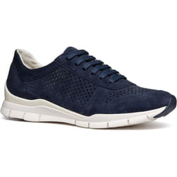 Geox Womens/Ladies Sukie Suede Trainers - 6 UK, Dark Jeans