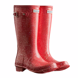 Hunter Childrens/Kids Glitter Wellington Boots - 1 UK, Thrift