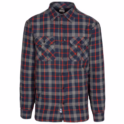 Trespass Mens Rapeseed Check Shirt - XXL, Navy Check