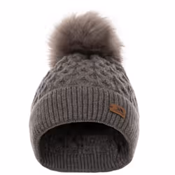 Trespass Womens/Ladies Freja Pom Pom Beanie - One Size, Dark Grey