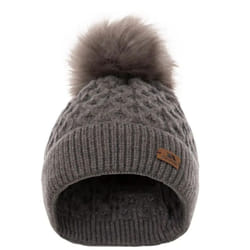 Trespass Womens/Ladies Freja Pom Pom Beanie - One Size, Dark Grey