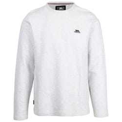 Trespass Mens Calverley Sweatshirt - M, Off White Marl