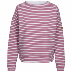 Trespass Womens/Ladies Soothing Striped Marl Top - XS, Light Mulberry