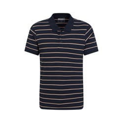 Mountain Warehouse Mens Wren Stripe Cotton Polo Shirt - S, Navy