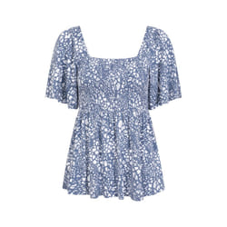 Mountain Warehouse Womens/Ladies Hydra Shirred Top - 16 UK, Dark Blue