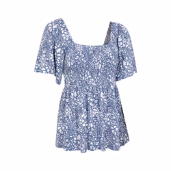 Mountain Warehouse Womens/Ladies Hydra Shirred Top - 10 UK, Dark Blue