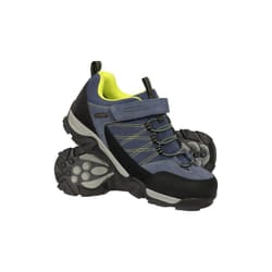 Mountain Warehouse Childrens/Kids Trailblaze Suede Hiking Shoes - 10 UK Child, Navy