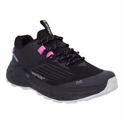 Hi-Tec Mens Fuse Trail Low Cut Trainers - 4 UK, Black/Cool Grey/Cyclamen