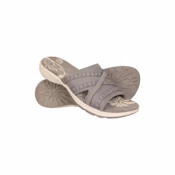 Mountain Warehouse Womens/Ladies Comfort Crest Slip-on Sliders - 8 UK, Grey