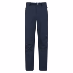 Mountain Warehouse Mens Grassland Belted Trousers - 32R, Navy
