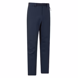Mountain Warehouse Mens Grassland Belted Trousers - 32R, Navy