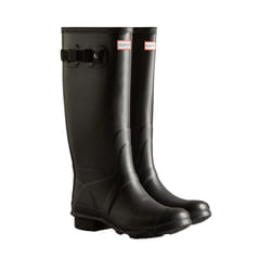 Hunter Womens/Ladies Wide Leg Wellington Boots - 5 UK, Black