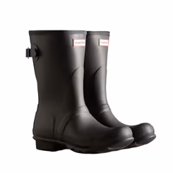 Hunter Womens/Ladies Short Wellington Boots - 8 UK, Black