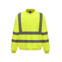 Yoko Unisex Adult Hi-Vis Sweatshirt - L, Yellow