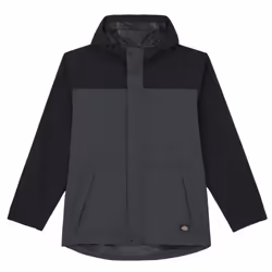 Dickies Mens Waterproof Jacket - L, Charcoal