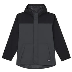 Dickies Mens Waterproof Jacket - L, Charcoal