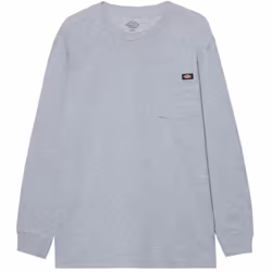 Dickies Mens Luray Pocket Long-Sleeved T-Shirt - S, Charcoal