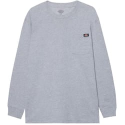 Dickies Mens Luray Pocket Long-Sleeved T-Shirt - S, Charcoal